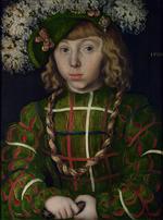 欧洲12-19世纪油画四_CRANACH, Lucas the Elder - Portrait of Johann Friedrich the Magnanimous